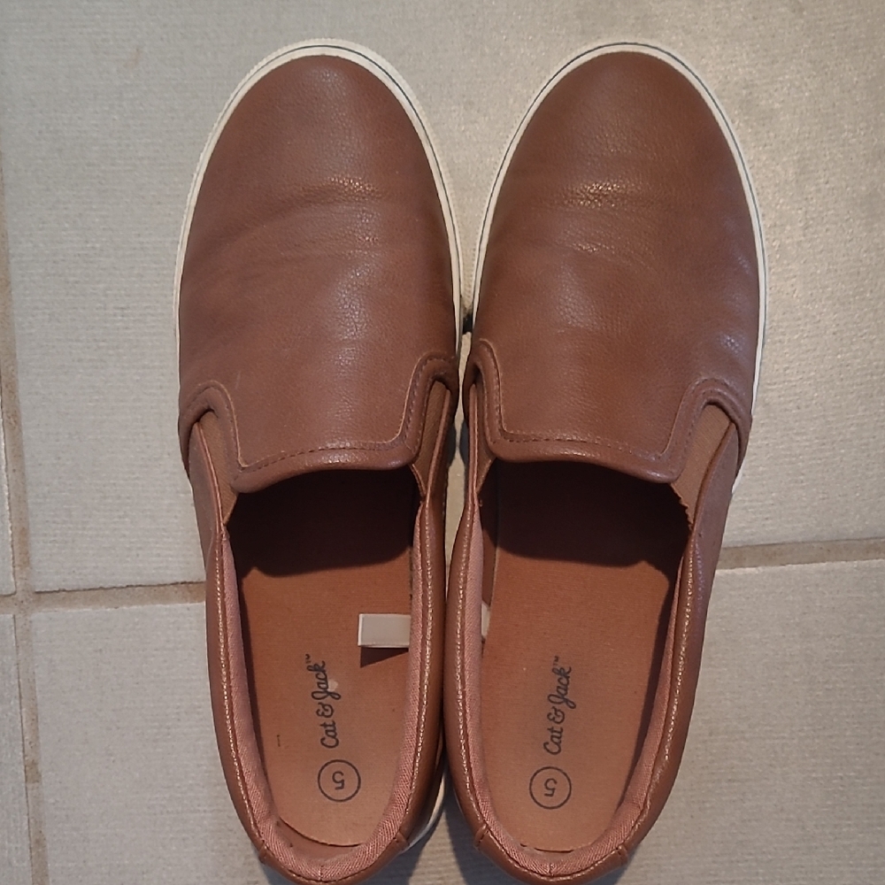 Cat & Jack's Brown Slip-On Shoes